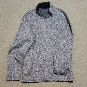 Nice gray sweater w. Zipper